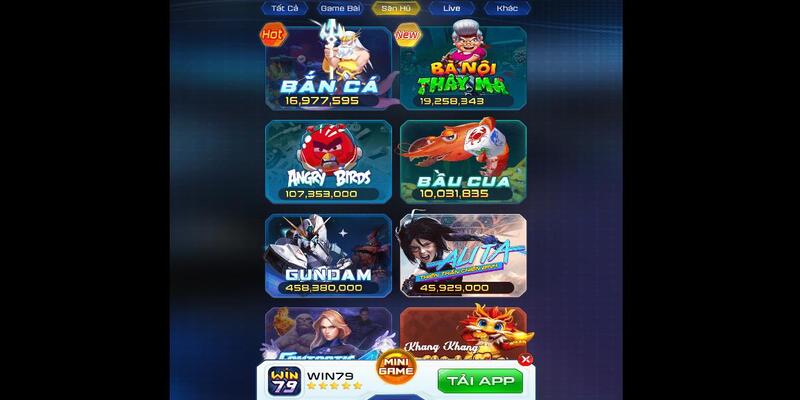 Chơi nổ hũ Win79 nhận về Jackpot khủng 